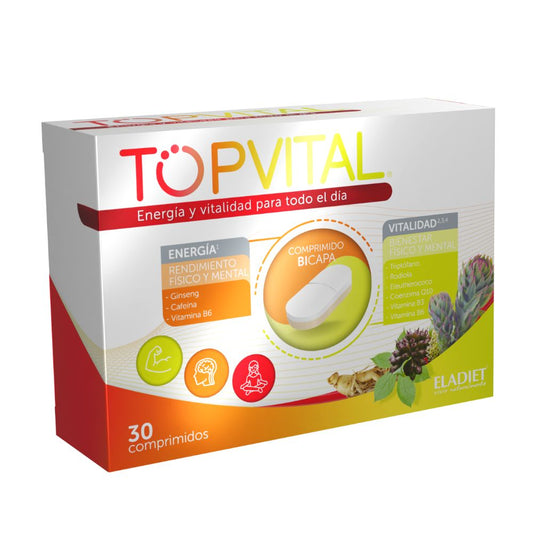 Topvital 30 comprimidos | Eladiet - Dietetica Ferrer