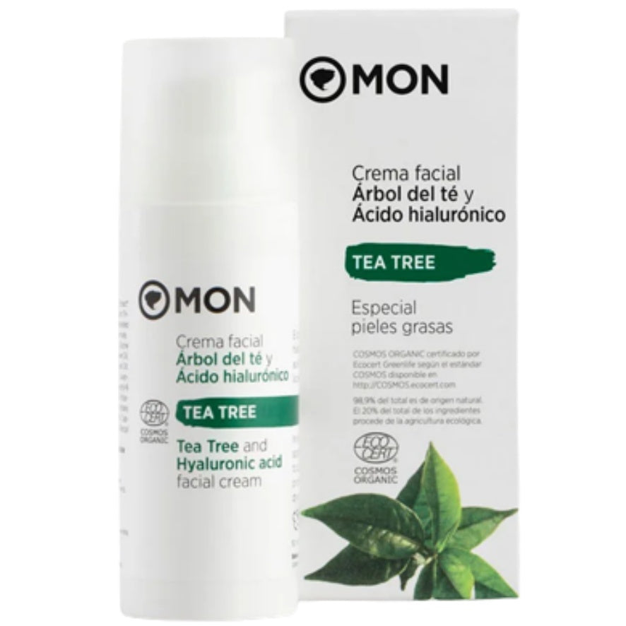 Crema de Arbol de Te y Acido Hialuronico 50 ml | Mon Deconatur - Dietetica Ferrer