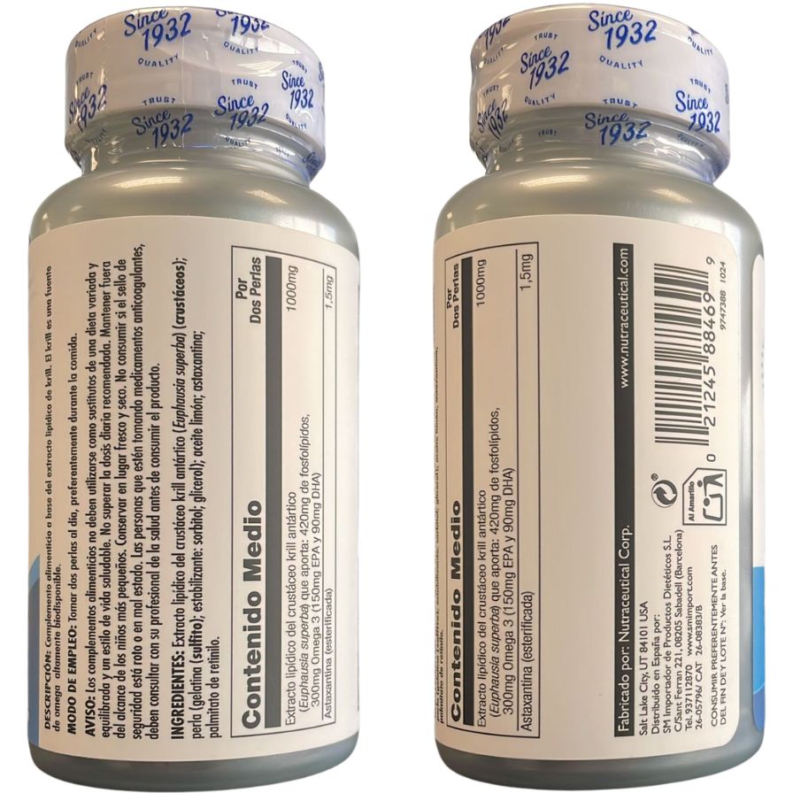 Omega 3 Krill 60 Perlas | KAL - Dietetica Ferrer
