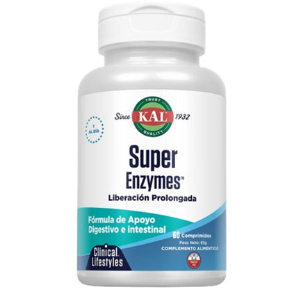 Super Enzymes 60 Comprimidos | KAL - Dietetica Ferrer