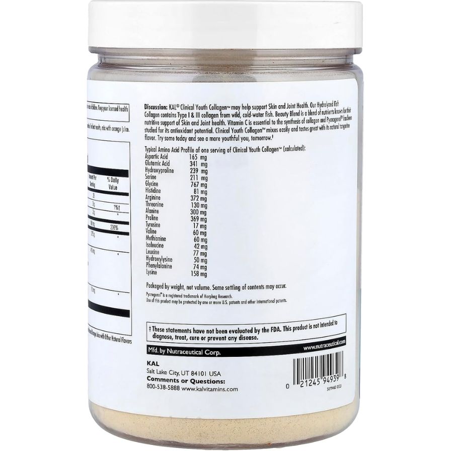 Clinical Youth Collagen Type I & III 298 gr | KAL - Dietetica Ferrer