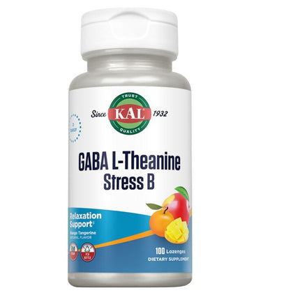 Gaba L-Theanine Stress B 100 Comprimidos | KAL - Dietetica Ferrer