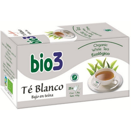 Te Blanco Ecologico 25 Bolsitas | Bio3 - Dietetica Ferrer