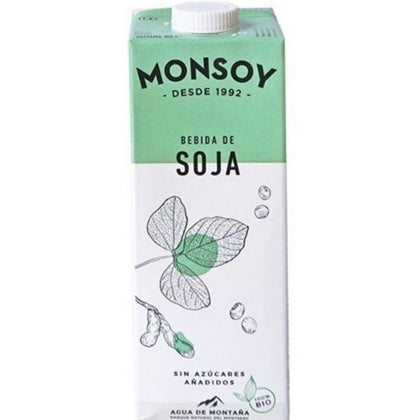 Bebida de Soja Natural Bio 1 Litro Pack de 6 | Monsoy - Dietetica Ferrer