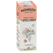 Bebida de Arroz con Avellanas Bio 1 Litro Pack de 6 | Monsoy - Dietetica Ferrer