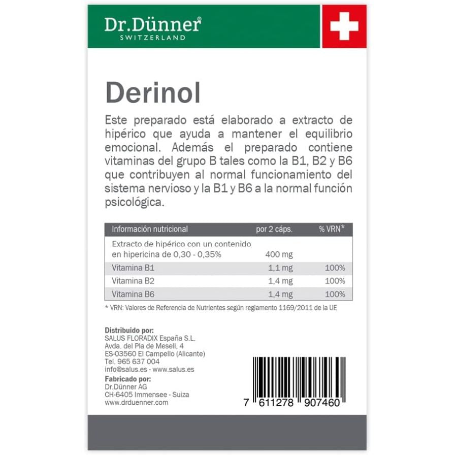 Derinol 40 Capsulas | Dr Dunner - Dietetica Ferrer