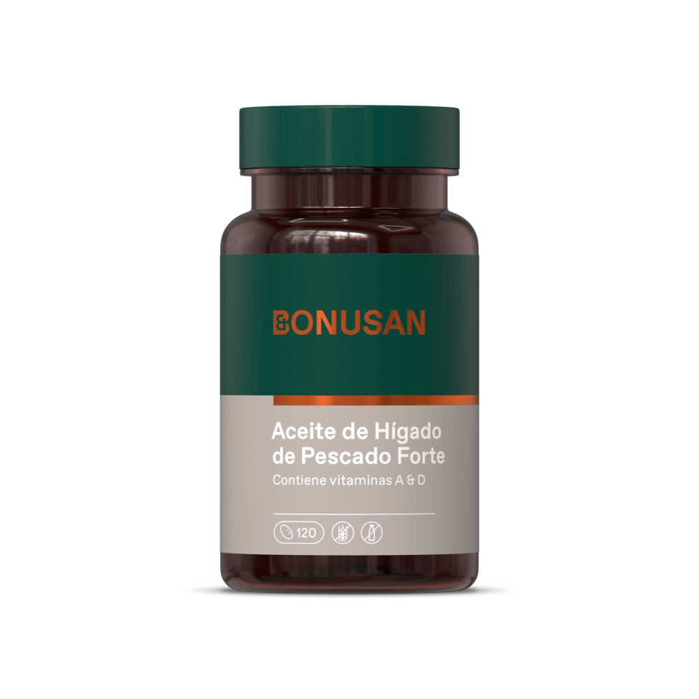 Aceite de Higado de Pescado Forte 120 Capsulas | Bonusan - Dietetica Ferrer