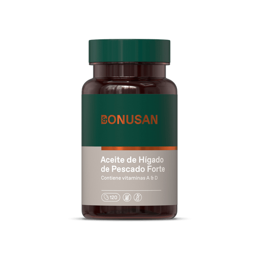 Aceite de Higado de Pescado Forte 120 Capsulas | Bonusan - Dietetica Ferrer