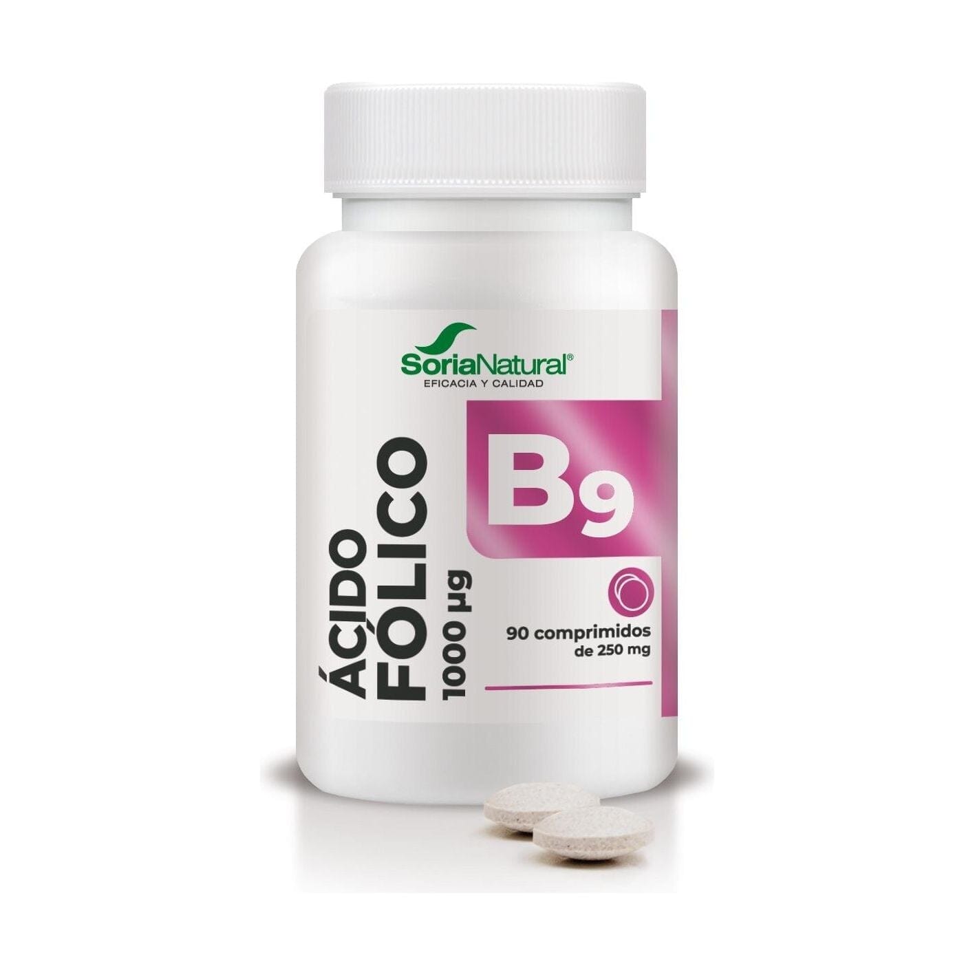 Acido Folico 90 Comprimidos | Soria Natural - Dietetica Ferrer