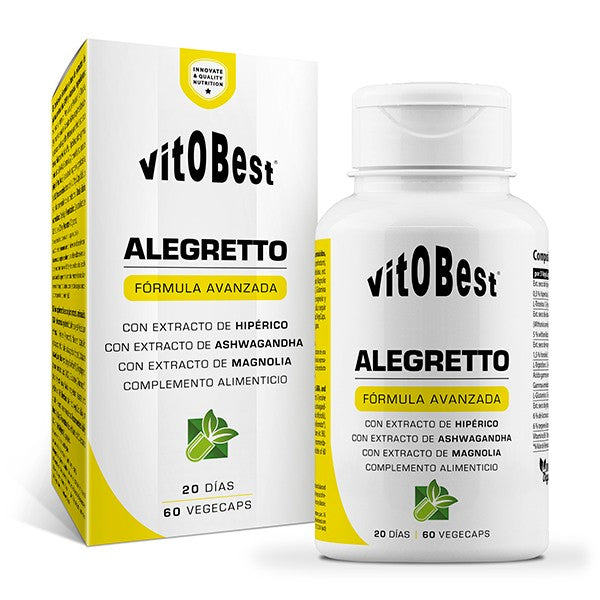 Alegretto 60 cápsulas | Vitobest - Dietetica Ferrer