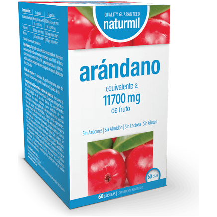 Arandano 1700mg 60 Capsulas | Naturmil - Dietetica Ferrer