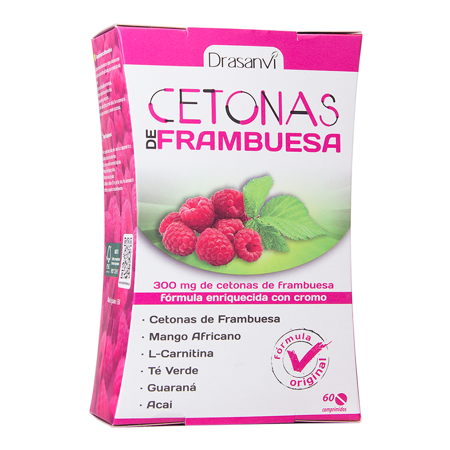 Cetonas de Frambuesa 60 Comprimidos | Drasanvi - Dietetica Ferrer