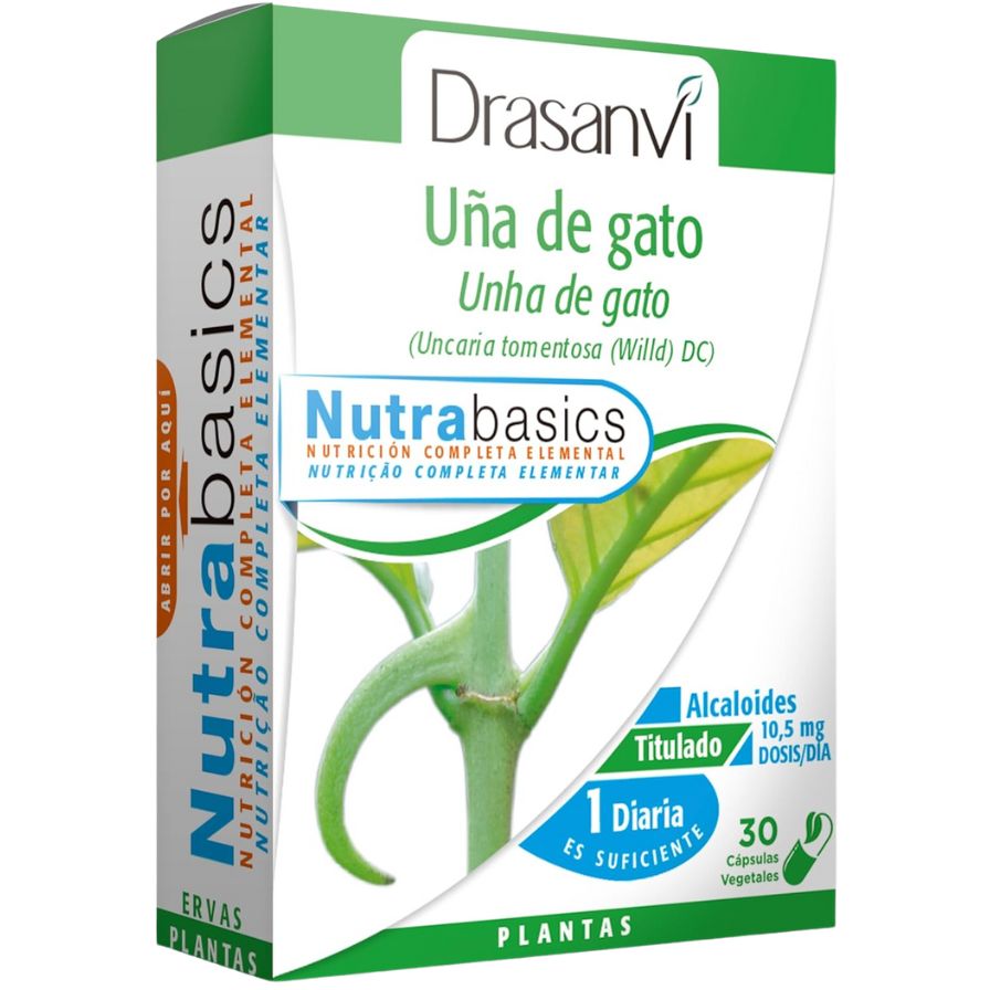 Uña de Gato 30 Capsulas Nutrabasics | Drasanvi - Dietetica Ferrer