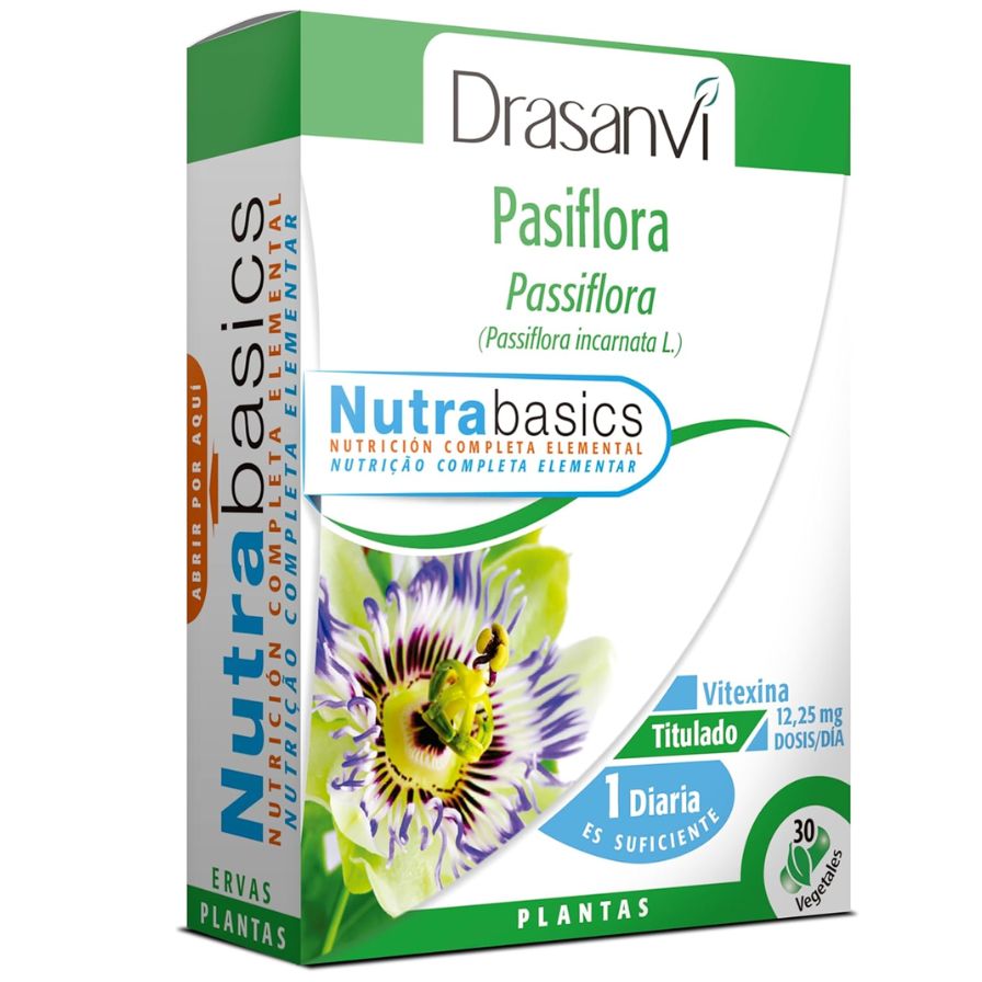 Pasiflora 30 Capsulas Nutrabasics | Drasanvi