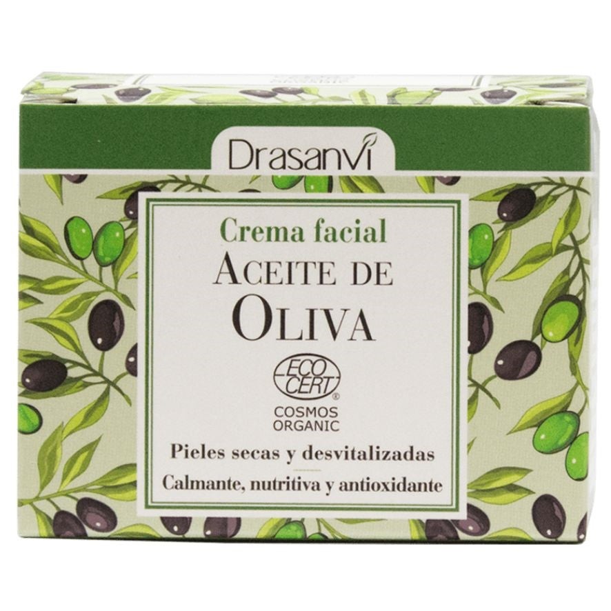 Crema Facial Aceite de Oliva Ecocert Bio 50 ml | Drasanvi