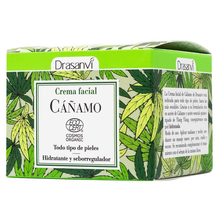 Crema Facial Cañamo Ecocert Bio 50 ml | Drasanvi - Dietetica Ferrer