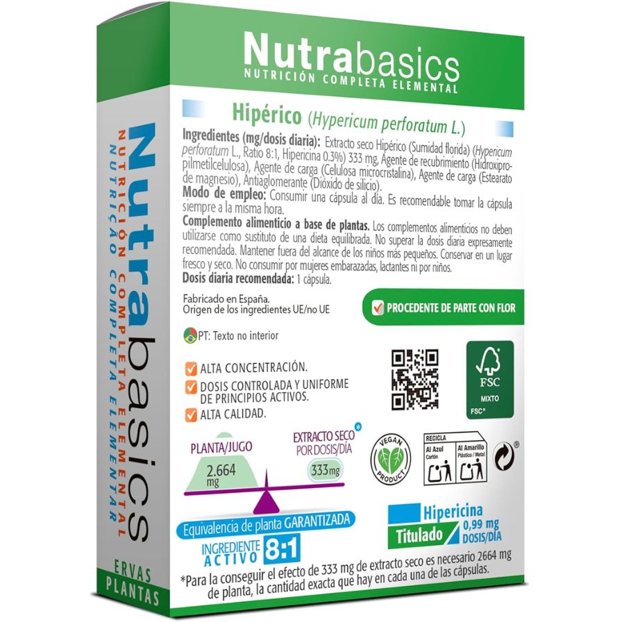 Hiperico 30 Capsulas | Drasanvi