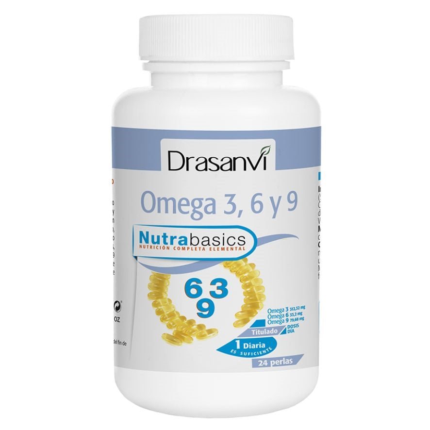 Omega 3-6-9 24 Perlas Nutrabasics | Drasanvi - Dietetica Ferrer