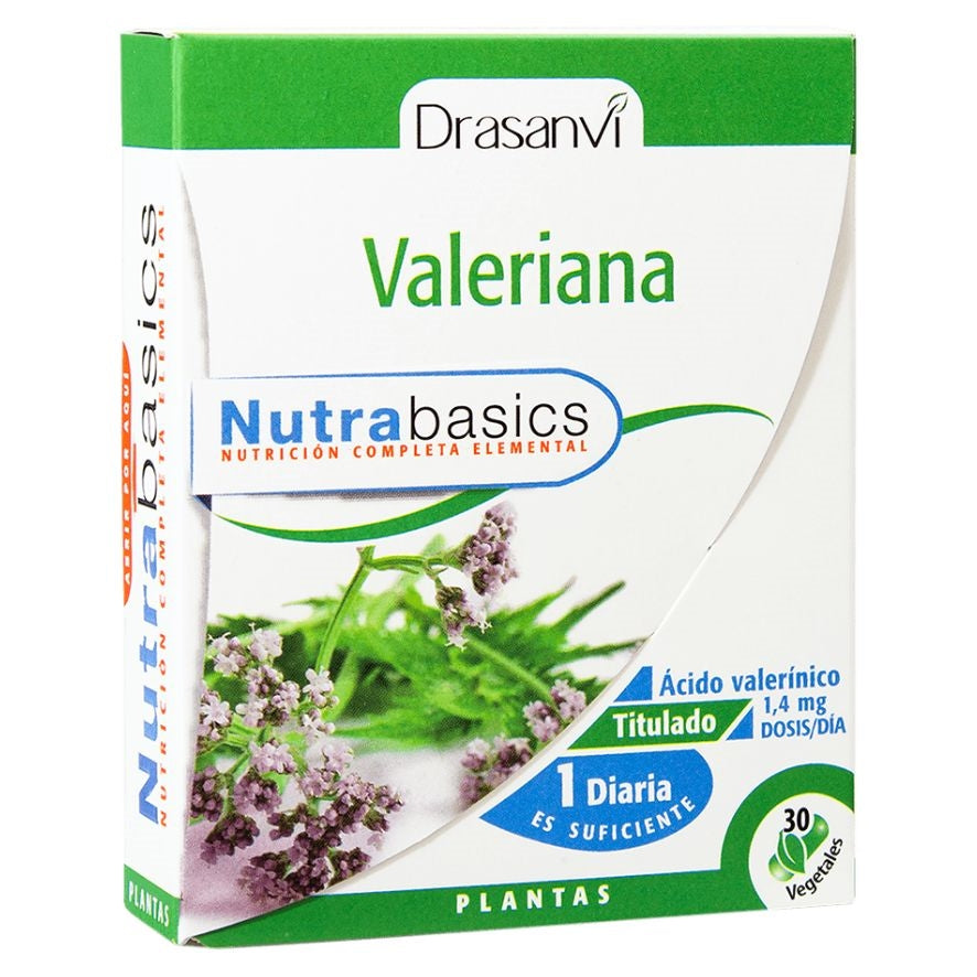 Valeriana 30 Capsulas Nutrabasics | Drasanvi - Dietetica Ferrer
