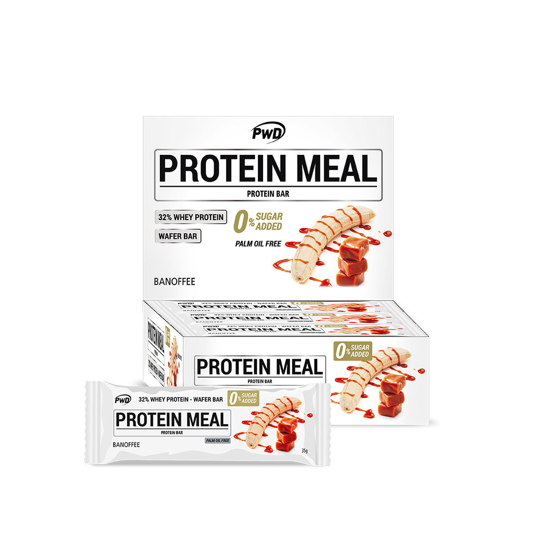 Barritas Protein Meal Caja de 12 | PWD Nutrition - Dietetica Ferrer