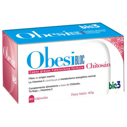 Bie3 Chitosan 80 Capsulas | Bio3 - Dietetica Ferrer