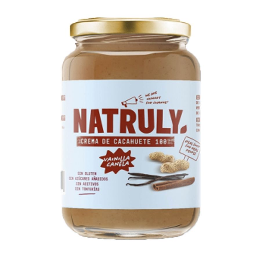 Crema Cacahuete Vainilla Canela 500 Gr | Natruly