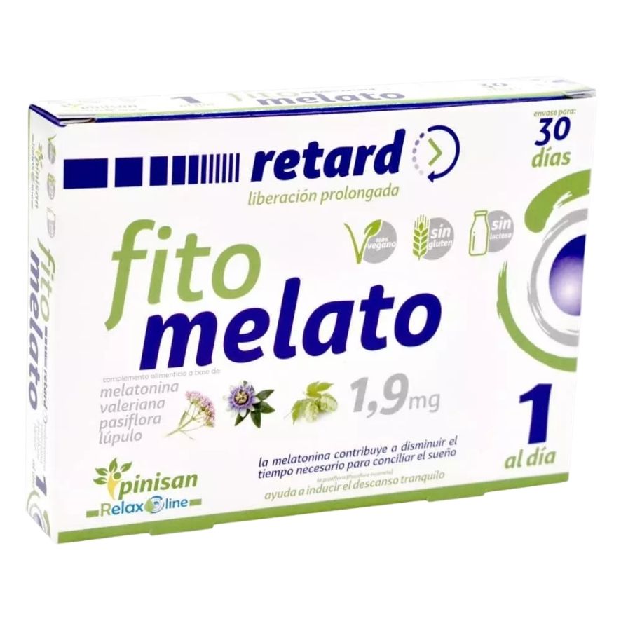 Relaxline Fitomelato Retard 30 cápsulas | Pinisan - Dietetica Ferrer
