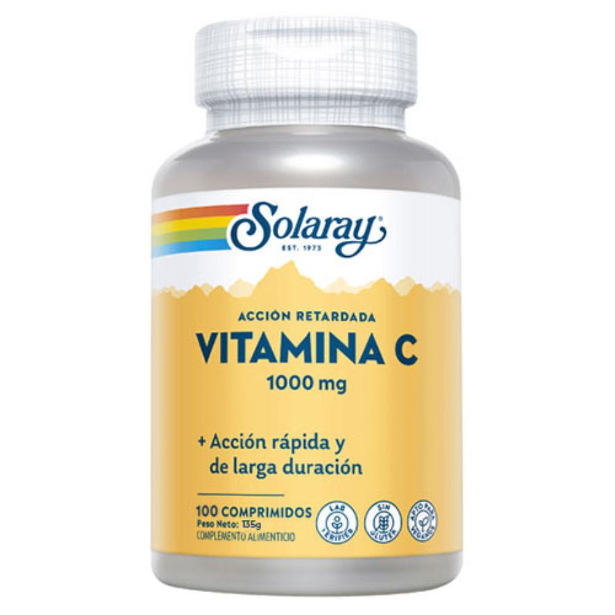 Vitamina C 1000 Mg 100 Tabletas | Solaray