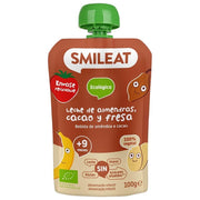 Pouch De Leche De Almendras Cacao Y Fresa Bio 100 Gr | Smileat
