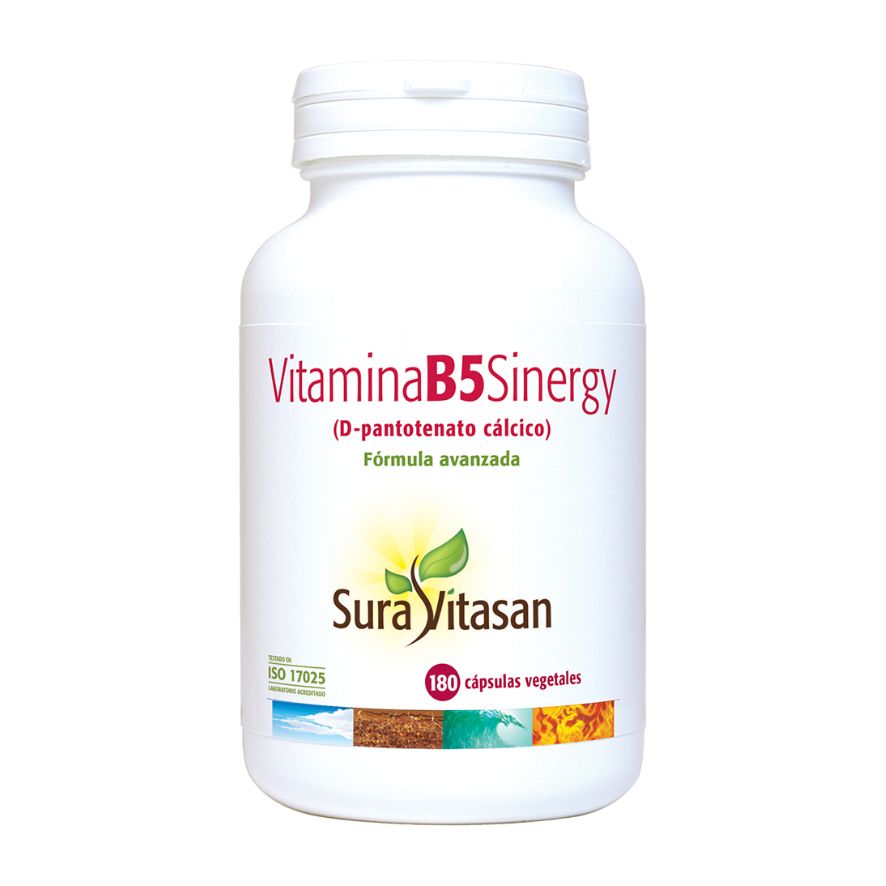 Vitamina B5 Sinergy 180 Cápsulas | Sura Vitasan