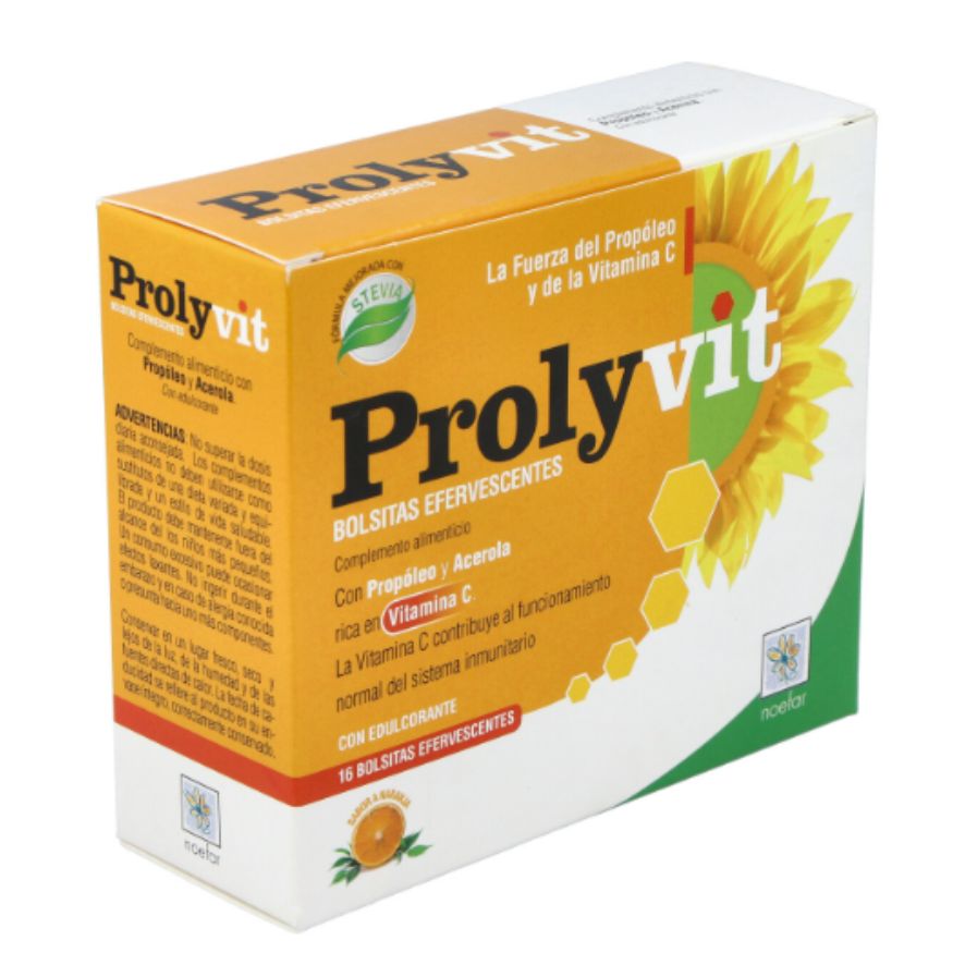 Prolyvit Efervescente con Stevia 16 Sobres | Noefar