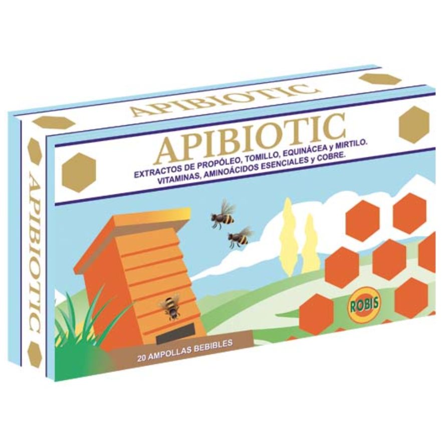 Apibiotic 20 Ampollas | Robis - Dietetica Ferrer