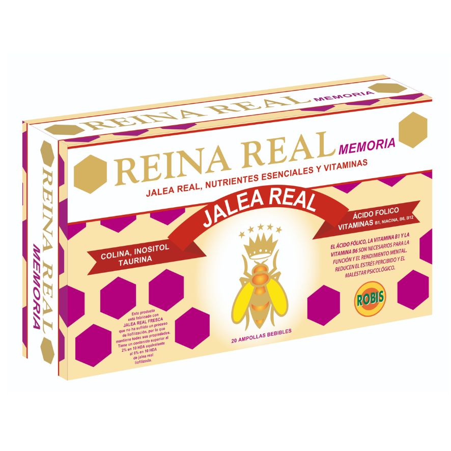 Reina Real Memoria 20 Viales | Robis - Dietetica Ferrer