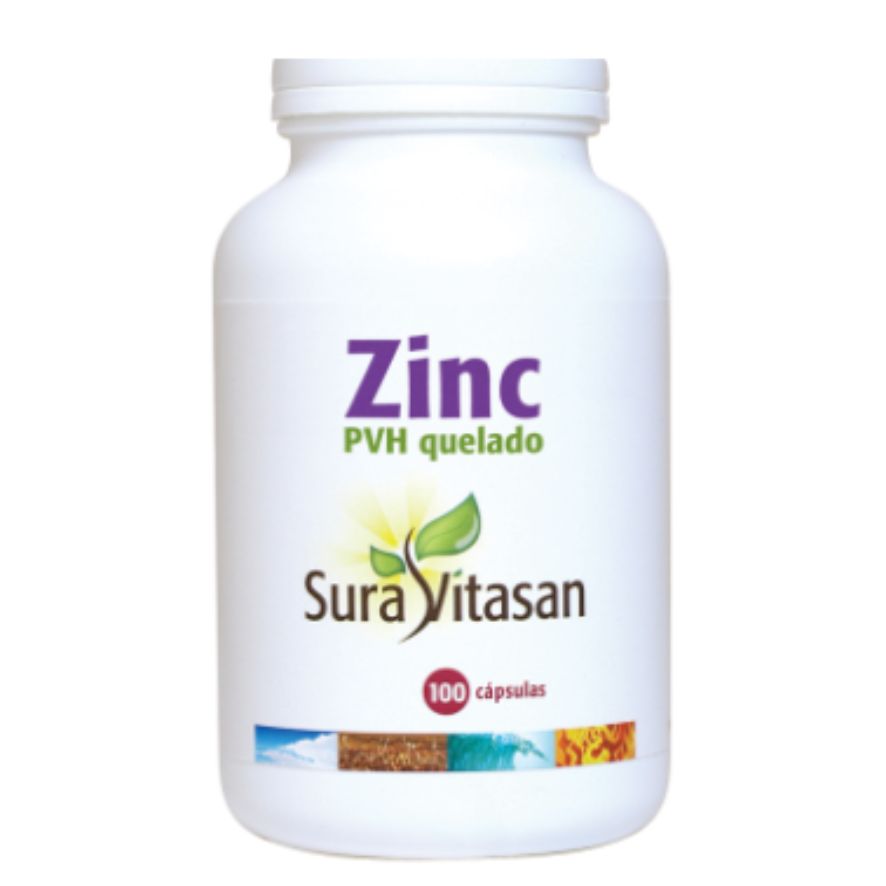 Zinc PVH Quelado 100 Capsulas | Sura Vitasan - Dietetica Ferrer