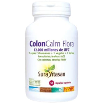Colon Calm Flora 30 Capsulas | Sura Vitasan