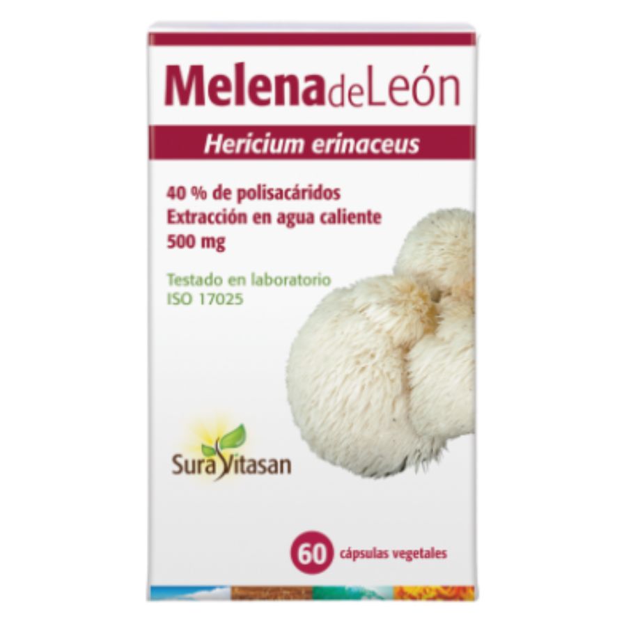 Melena de Leon 500 mg 60 Capsulas | Sura Vitasan - Dietetica Ferrer