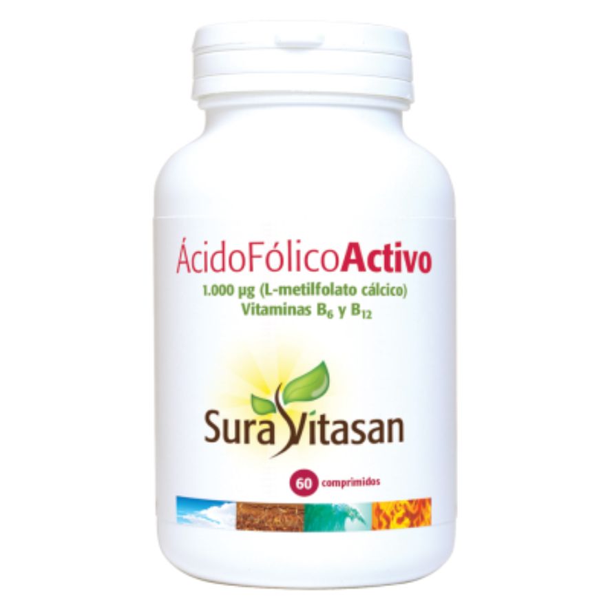 Acido Folico Activo 60 Comprimidos | Sura Vitasan