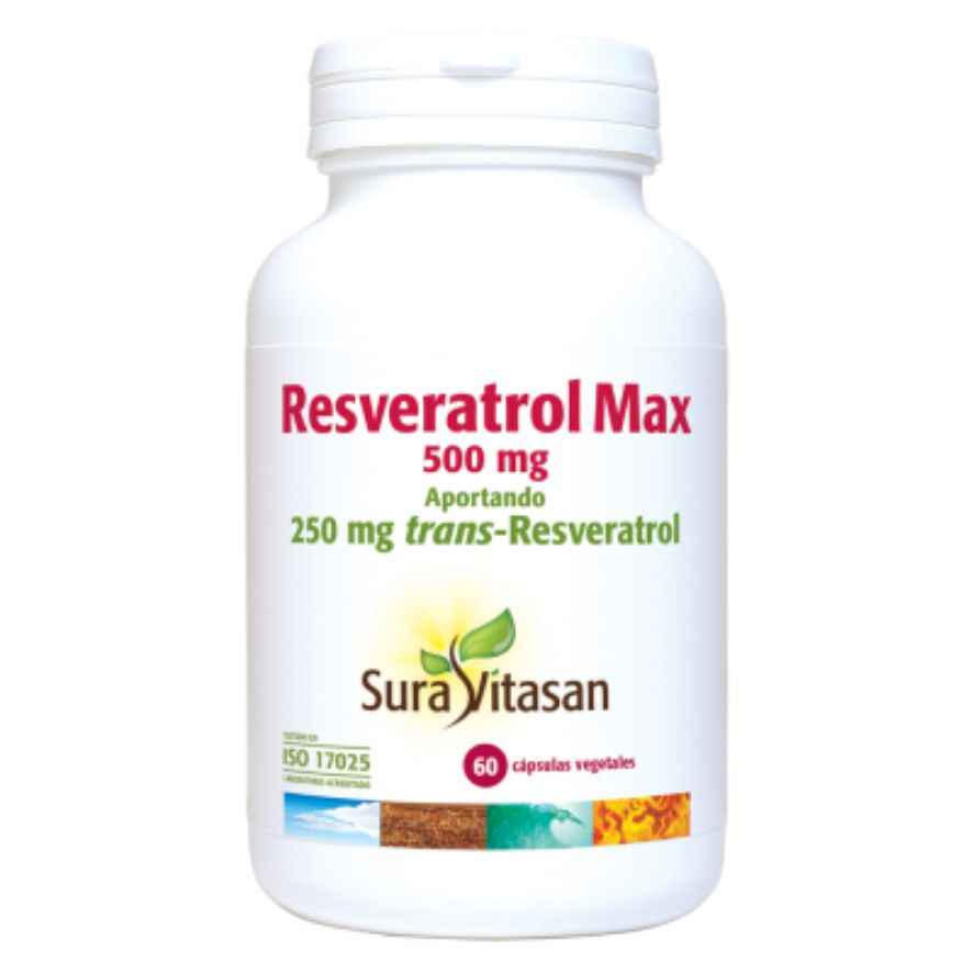 Resveratrol Max 60 Cápsulas | Surata Vitasan