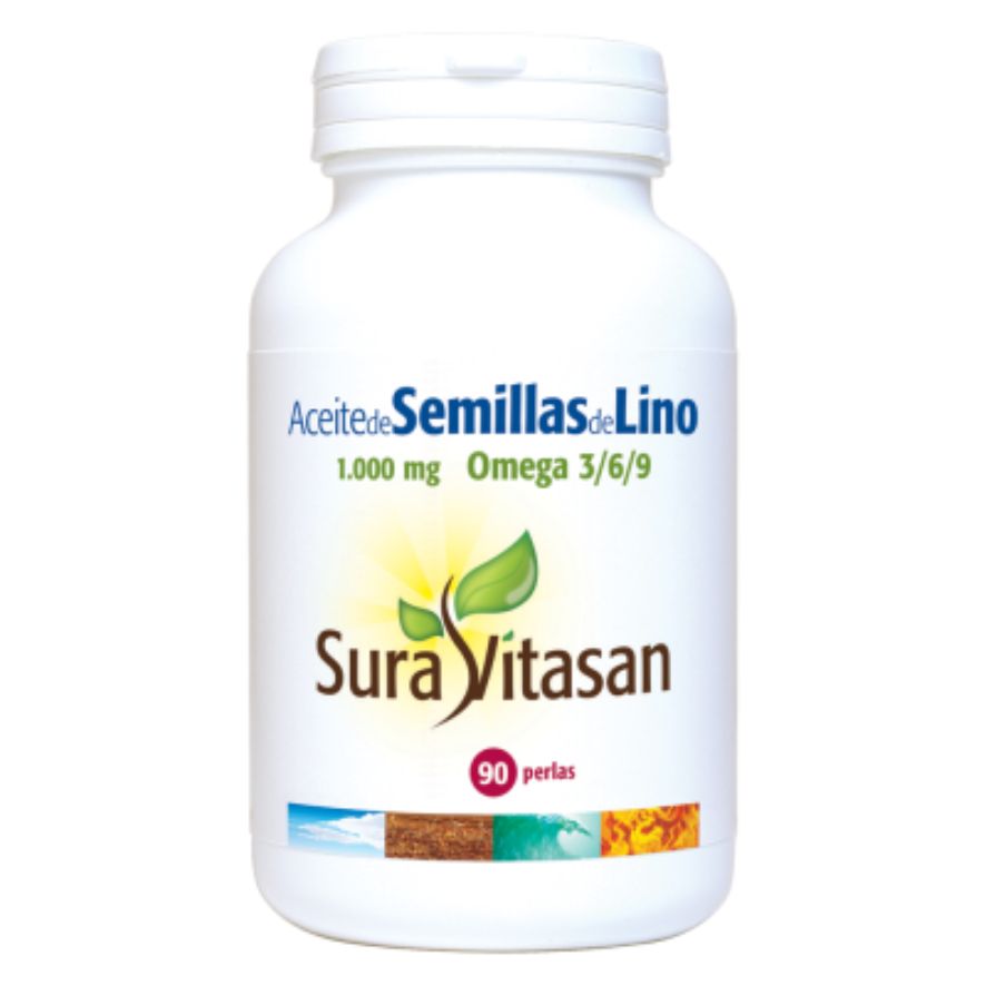 Aceite de Semillas de Lino 90 Perlas | Sura Vitasan
