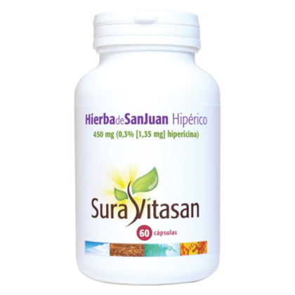 Hierba de San Juan Hiperico 60 Capsulas | Sura Vitasan - Dietetica Ferrer