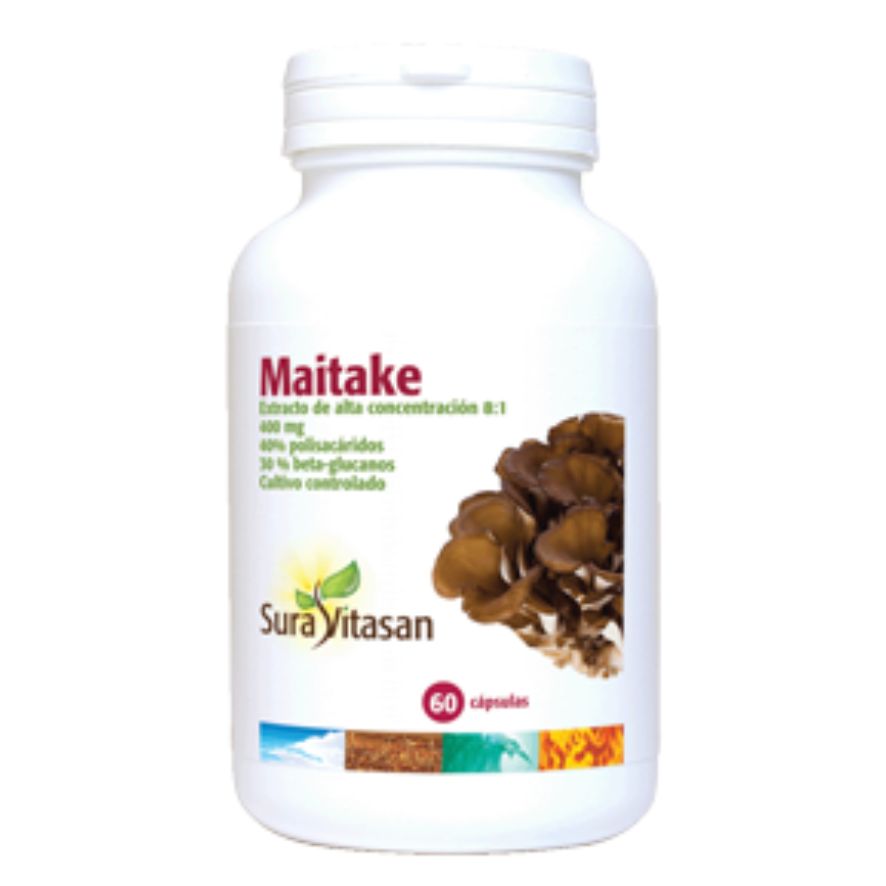 Maitake 60 Capsulas | Sura Vitasan - Dietetica Ferrer