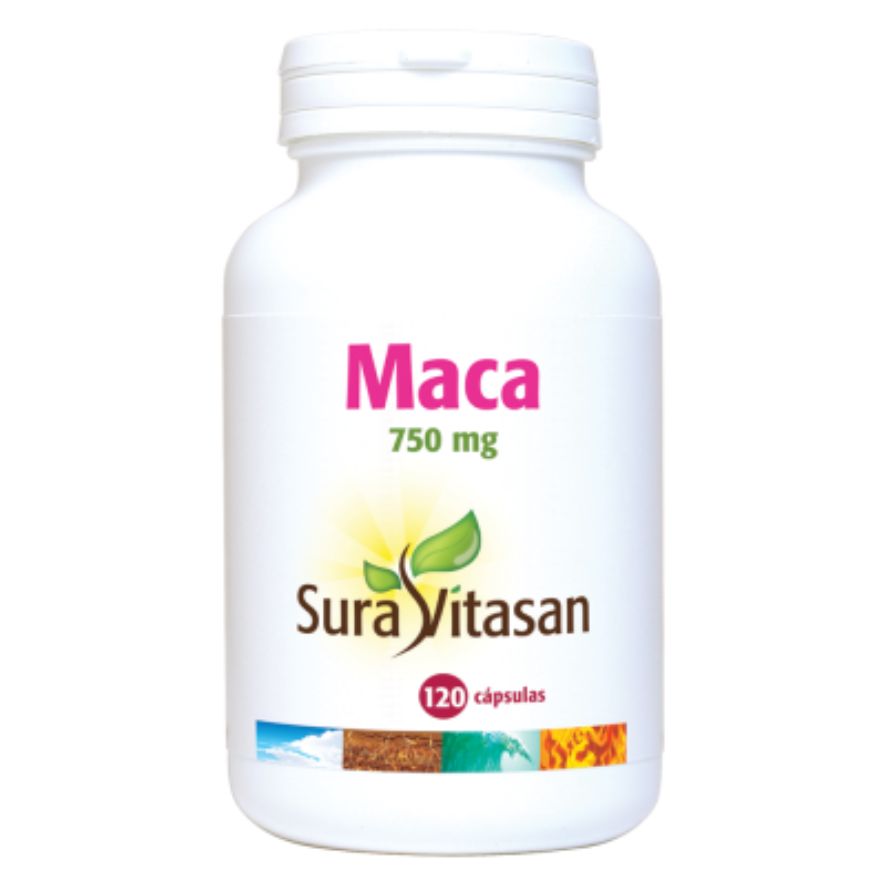 Maca 750 mg 120 Capsulas | Sura Vitasan