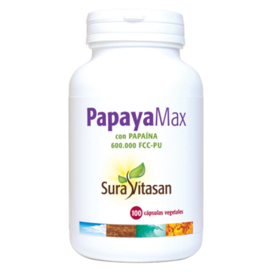 Papaya Max 100 Capsulas | Sura Vitasan