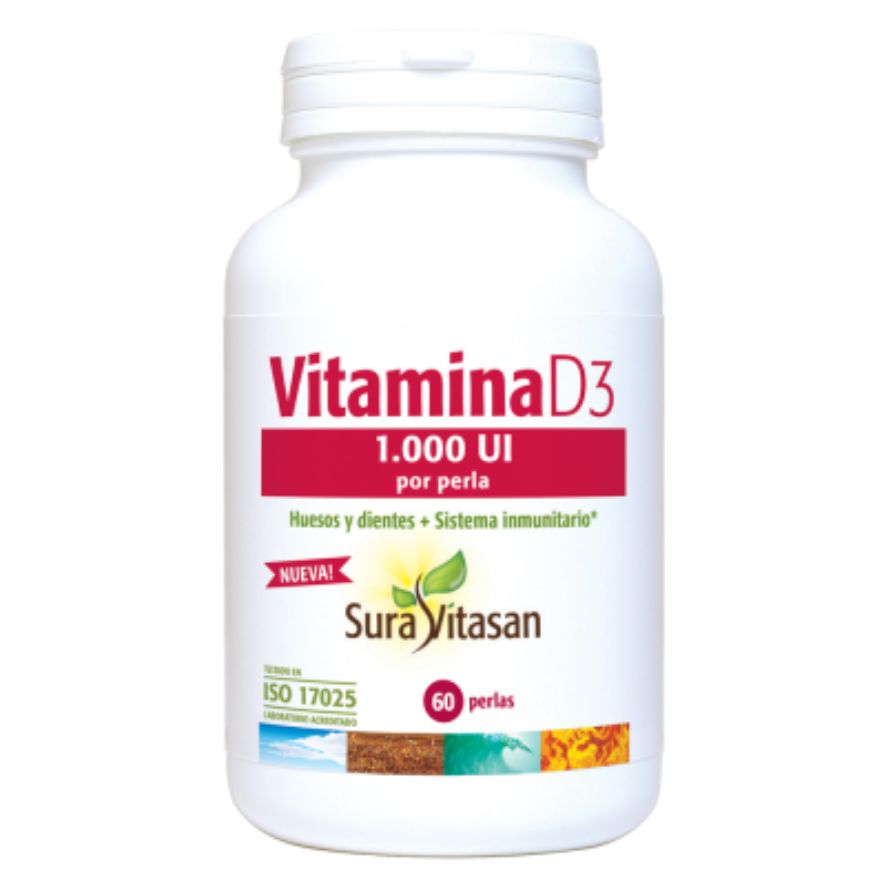 Vitamina D3 60 Capsulas | Sura Vitasan - Dietetica Ferrer