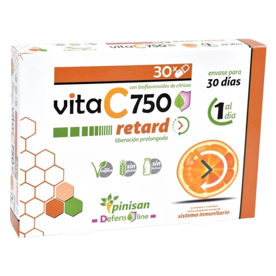Vita C Retard 30 cápsulas | Pinisan - Dietetica Ferrer