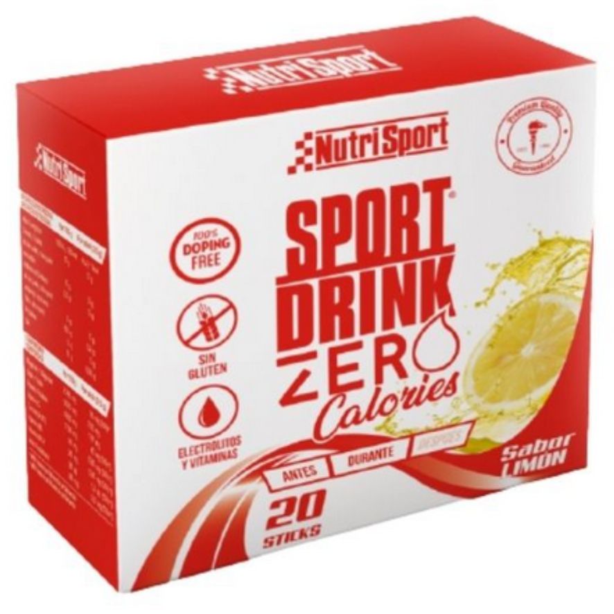 Sport Drink Zero Calorias 20 Sticks | Nutrisport - Dietetica Ferrer