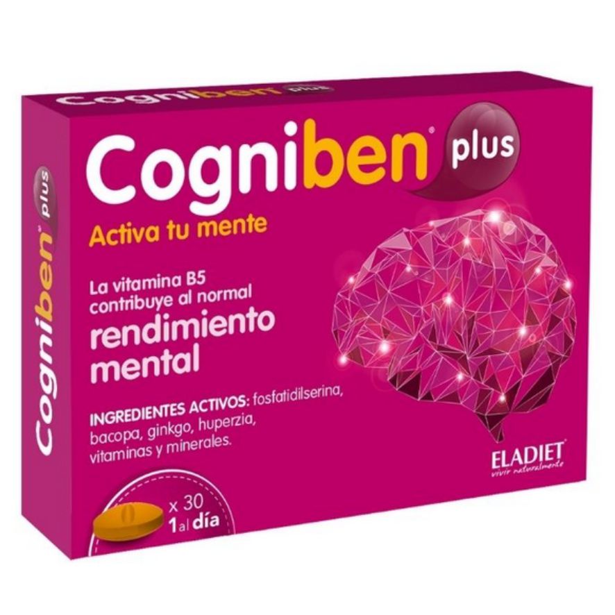 Cogniben Plus 30 Comprimidos | Eladiet - Dietetica Ferrer