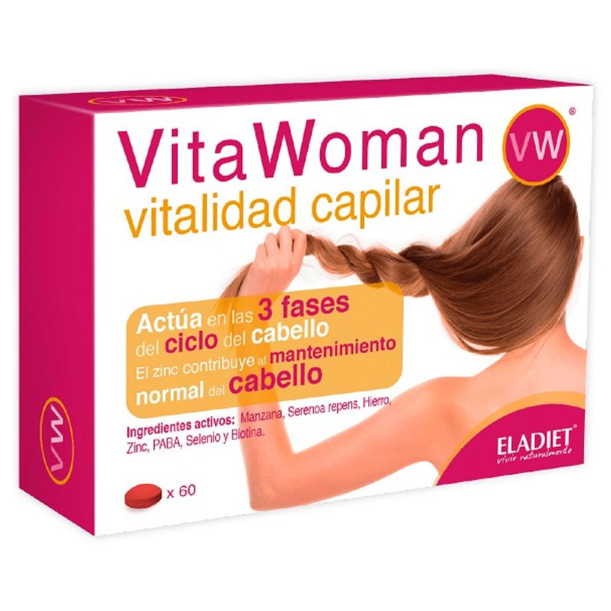 Vitawoman Vitalidad Capilar 60 Comprimidos | Eladiet - Dietetica Ferrer
