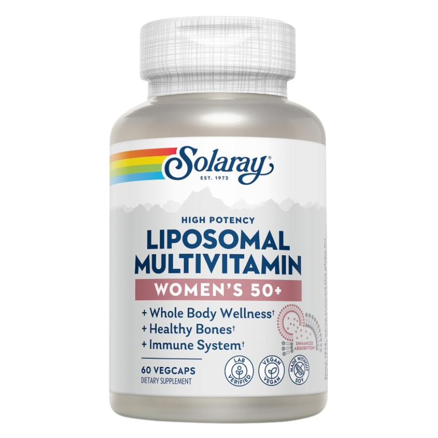 Women's +50 Liposomal Multivitamin 60 Vegcaps | Solaray - Dietetica Ferrer