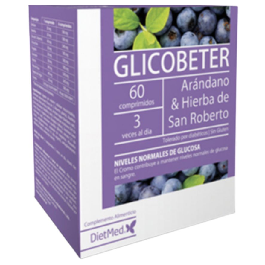 Glicobeter 60 Comprimidos | Dietmed - Dietetica Ferrer